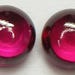 2 PCS Ruby Pigeon Blood Red Round Cabochon 7 mm Loose Lab Ruby Loose Gemstones Lab Corundum Ruby