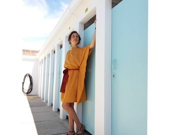 KIMONO DRESS handmade dress