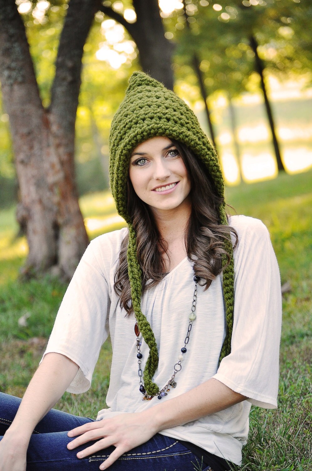Download Pixie Hood for Women / Women's Pixie Hat / Crochet Hat