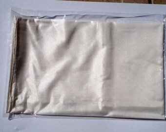 Scarf silk pongee 5 painting 74x74cm rolled by hand, ready to paint