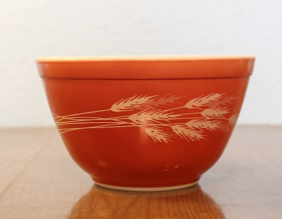 Vintage Pyrex Autumn Harvest 401 Mixing Bowl ~ Red Autumn Harvest ... Vintage Pyrex Autumn Harvest 401 Mixing Bowl ~ Red Autumn Harvest ...