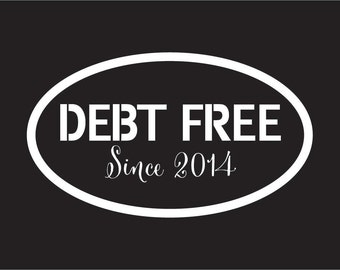 Debt free | Etsy