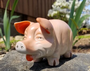 Vintage Piggy Bank, Japan Piggy Bank, Vintage Japan Bank, Japan Bank, Vintage Bank, Ceramic Piggy Bank, Vintage Made in Japan Bank