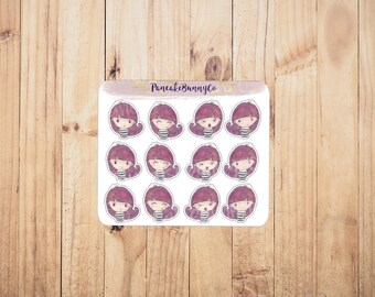 Emotions planner stickers