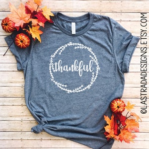 thankful shirt etsy