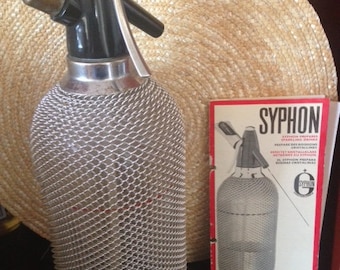 ANTIQUE, Soda Syphon, Vintage, Seltzer, Bottle