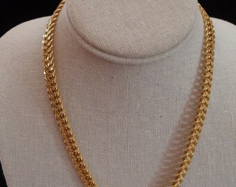 Vintage Gold Tone 18" Monet Necklace
