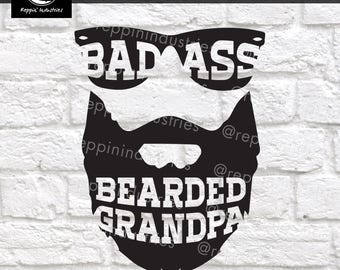 Uncle Svg Beard Svg Badass Svg Uncle Gift Gifts for Uncle