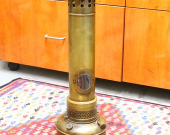 Vintage Kerosene Heater - Brass oil reservoir- decoration