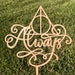 Always Harry Potter Cake Topper Deathly Hallows Wedding Party Unique Event Decor