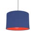 Mix & Match Royal Blue Lampshade With a Choice Of 20 Lining Colours