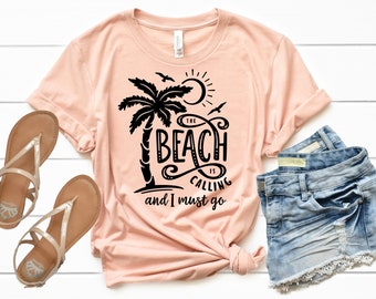 Beach t shirts | Etsy