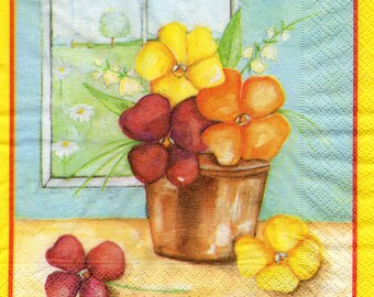 WINDOW flower towel 516 paper
