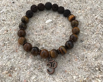 Essential Oil Bracelet in Tigers Eye
