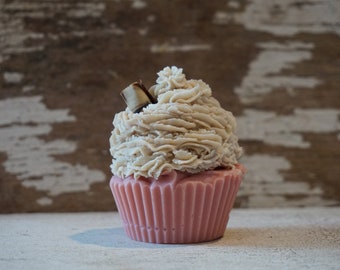 Natural Light Vanilla Raspberry Cupcake Soap