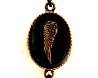 Bracelet elastic Black wing