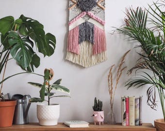 Woven wall hanging | Woven tapestry | Fiber art | Wall Rug | Wall textile weaving | Wall decor | Colorful | Unique