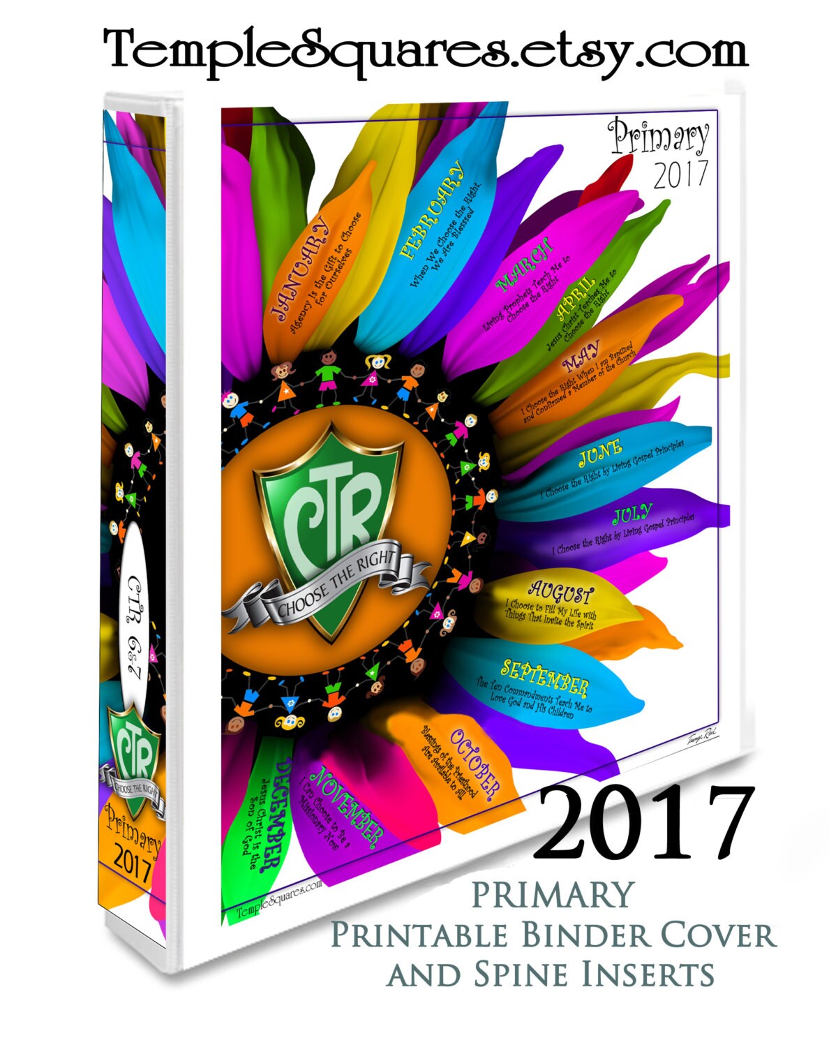 PRINTABLES CTR Binder Covers Primary 2017 Theme Choose The