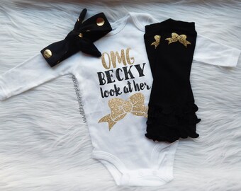 Gold Baby Clothes Etsy