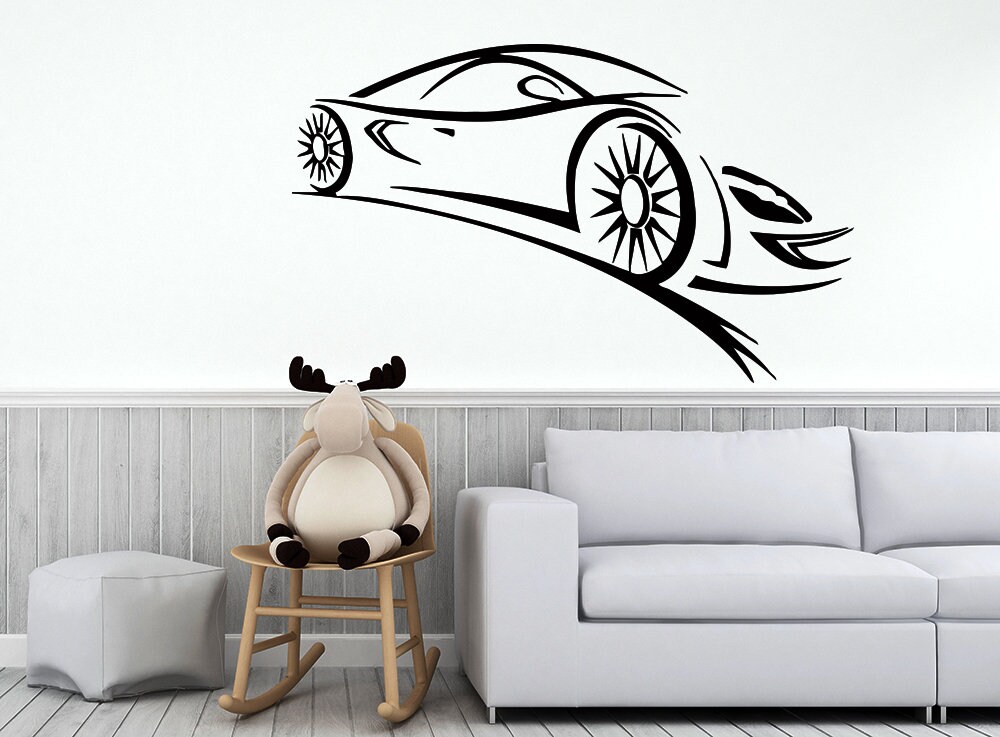 Racing Wall Decals Formula 1 Decal Sport Car Vinyl Sticker