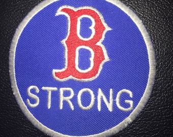 Boston Strong 3.5 inch iron on or sew on patch