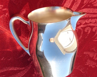 Poole Silver Co. Pitcher 526, Silver Cream Pitcher
