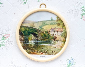 Exmoor Stone Bridge - Small Round Picture Frame