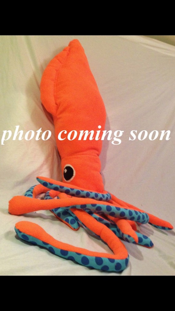 8 foot squid pillow