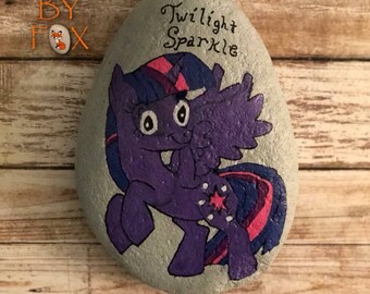 Painted Rock - My Little Pony Twilight Sparkle