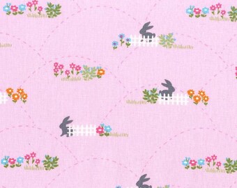 Bunny's Garden from Michael Miller, Hopping Fences, Easter, Spring
