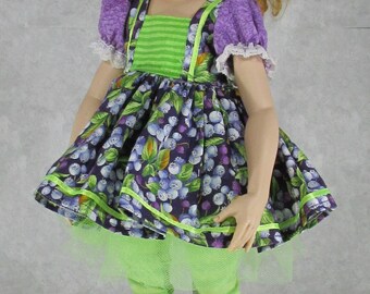 16 inch Kish Doll Outfit, Blueberry Hill