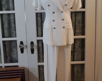 1980's Pantsuit with Optional Skirt
