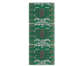 3 PCS. - DFN8-5x6 1.27mm(0.05") to DIP8 0.4" socket.