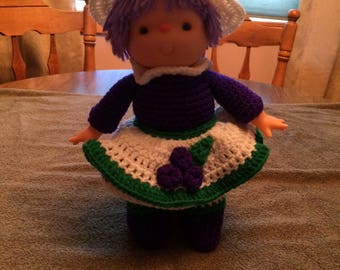 Grape Jelly Doll Pattern