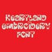 Machine Embroidery Font - Heartland Now Includes BX Format!