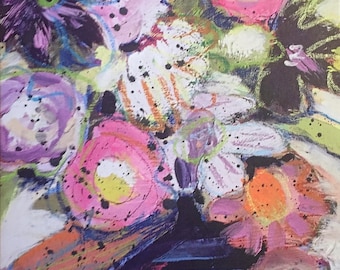 Summer Soon--Gorgeous Fine Art Greeting Card flower painting, blank greeting card, flower card, thank you card, get well card, blank card