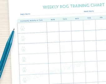 weekly planner chart