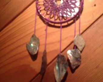 Purpleberry hand tatted dreamcatcher