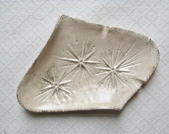 Vintage Atomic Age Ashtray, California Originals, Starbursts, 1950s, Midcentury