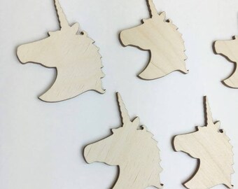 Unicorn unfinished, Unicorn Wood, Wooden Unicorn, Fantasy Wood blanks, Unicorn Blanks, Unicorns to paint, Unicorn Party