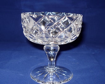 Vintage crystal candy dish