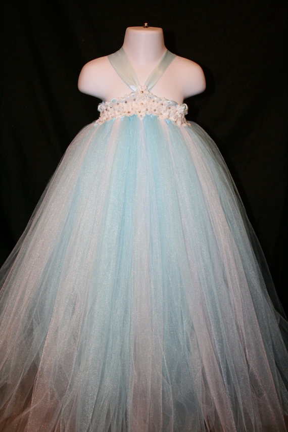 Elsa inspired tutu dress