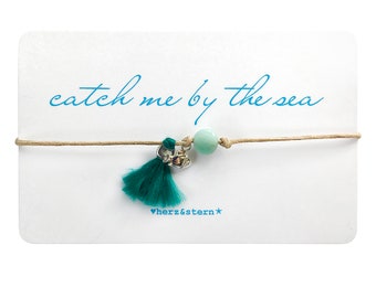 catch me by the sea "fish" - good luck bracelet, glücksbändchen, bracelet, armband