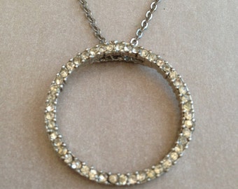 Vintage Circle of Stones Necklace