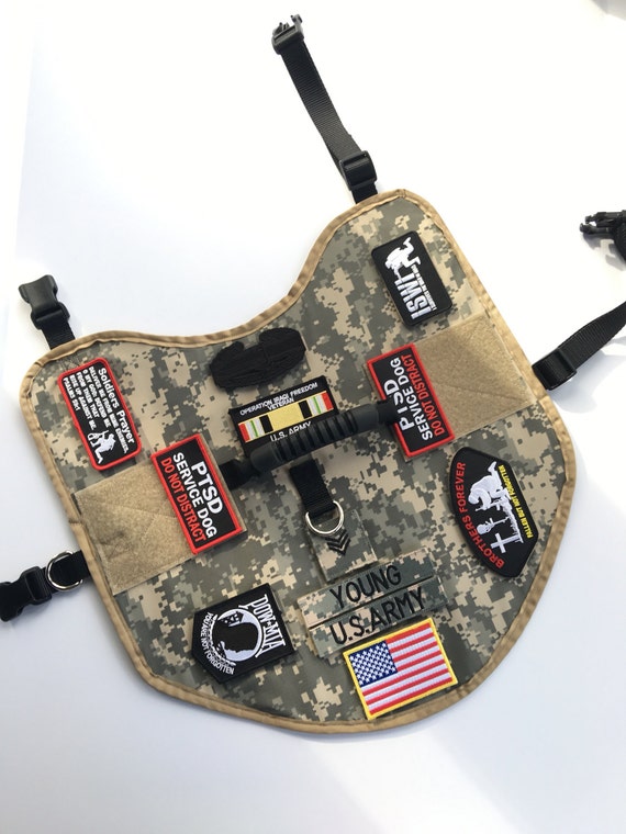 Service Dog Vest Army Dog Vest Military Service Dog Police