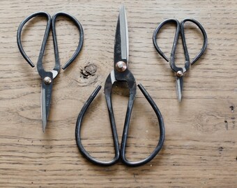 SET OF 3 Garden Scissors - Small + Medium + Large
