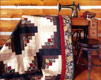 Make a Quilt in a Day Log Cabin Pattern Book by Eleanor Burns