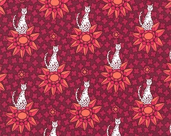 Rhoda Ruth by Elizabeth Hartman for Robert Kaufman Fabrics - 1/2 yard cut - # AZH 15458-107 Petal