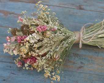 Rustic Country Dried Flower Bouquet