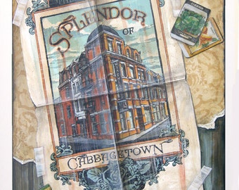 Cabbagetown (Toronto) - NEW Giclée by Rob Croxford